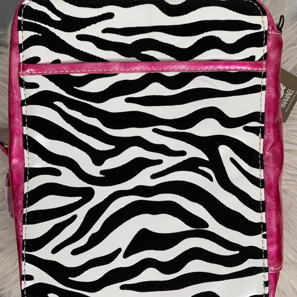 Hananel Zebra Pink Patton Rhinestone Cross Cover - Picture 2 of 3